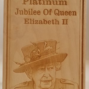 Platinum Jubilee Plaque - Natural