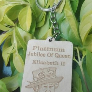 Platinum Jubilee - Key ring - Natural