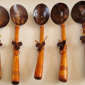 Coconut Shell Spoon Large x 5