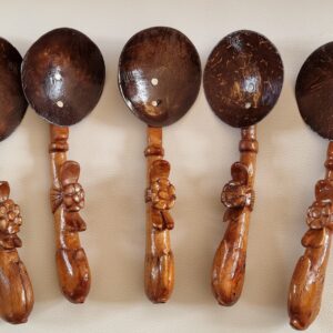 Coconut Shell Spoon Medium x 5