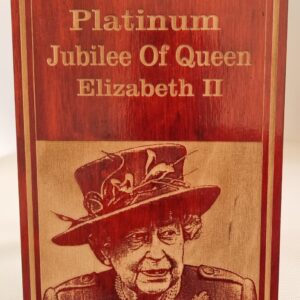 Platinum Jubilee Plaque - Red