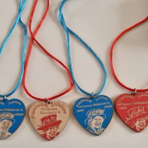 Platinum Jubilee - Wooden Medal Set