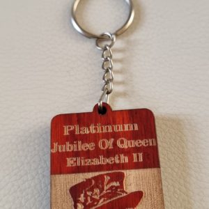 Platinum Jubilee - Key ring - Red