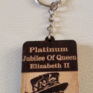 Platinum Jubilee - Key ring - Maroon